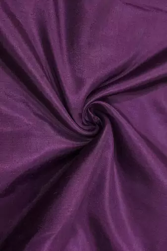 Purple Cotton silk blend Embroidered Unstitched Dress Material