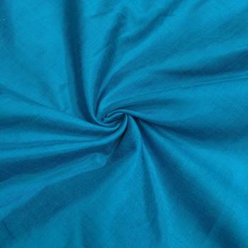 Blue Roman silk blend Embroidered Unstitched Dress Material 4