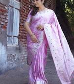 Kanjivaram Soft Satin Silk Saree 