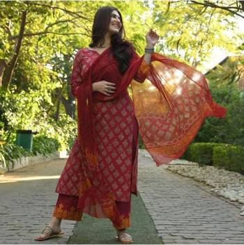BILONIYA CLOTHING MEHROON KURTA SET 3