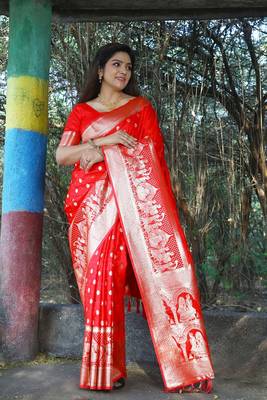  Kanjivaram Soft Satin Silk Saree  3