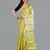 Aakar neon green handloom tissue saree with unstitched blouse piece