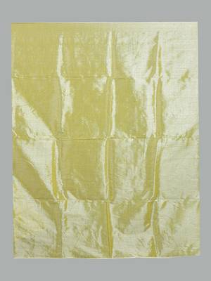 Aakar neon green handloom tissue saree with unstitched blouse piece 4