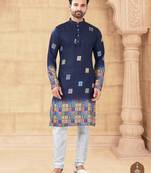 digital printed kurta pajama set