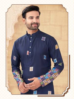 digital printed kurta pajama set 2