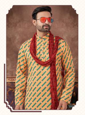 Degital printed with fancy batan  kurta pajama set without dupatta 2