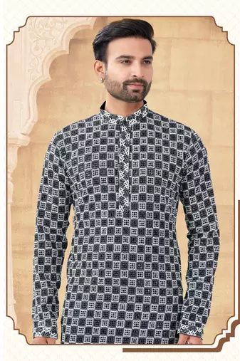 Full amrodery chicken kari thread work kurta pajama set