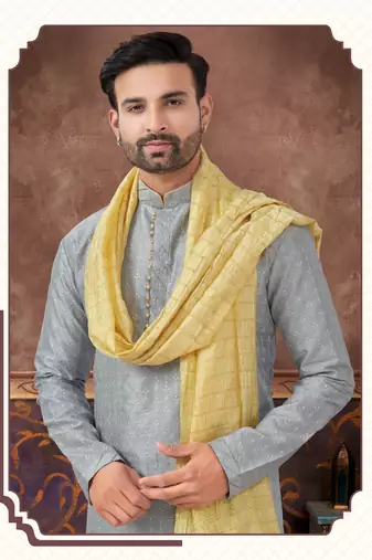 Full computer amrodery sequence, star & thread work kurta pajama set without dupatta
