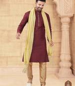 Full computer amrodery sequence, star & thread work kurta pajama set without dupatta