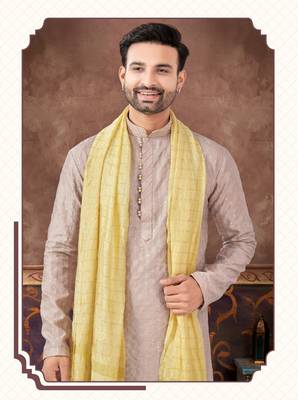 Full computer amrodery sequence, star & thread work kurta pajama set without dupatta 2