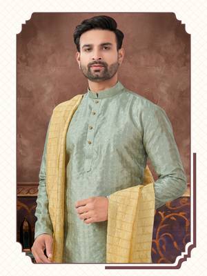 Full computer amrodery sequence, star & thread work kurta pajama set without dupatta 2