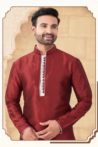 Therd work kurta pajama set