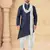 Cross design kurta dhoti set without dupatta