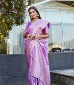 Premium And Rich Quality Soft Satin Silk Dual Sarees 