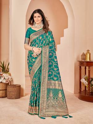 party wear and functional wear jacquard designer saree 1