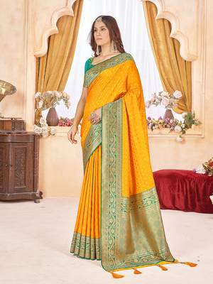 party wear and functional wear jacquard designer saree 3