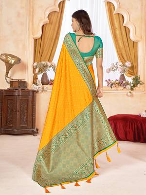 party wear and functional wear jacquard designer saree 5