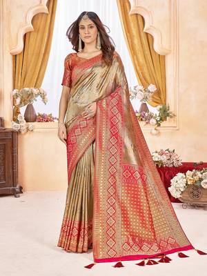 party wear and functional wear jacquard designer saree 1