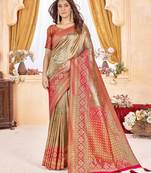 party wear and functional wear jacquard designer saree