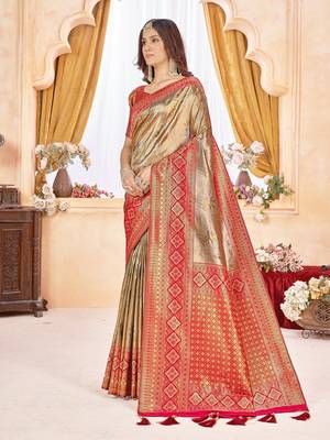 party wear and functional wear jacquard designer saree 3