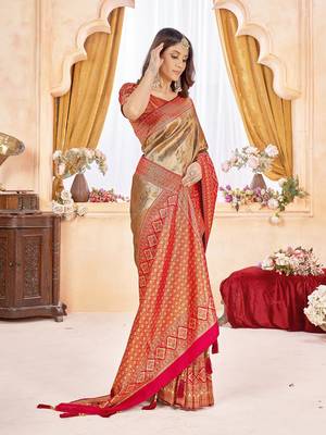 party wear and functional wear jacquard designer saree 4