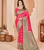 party wear and functional wear jacquard designer saree