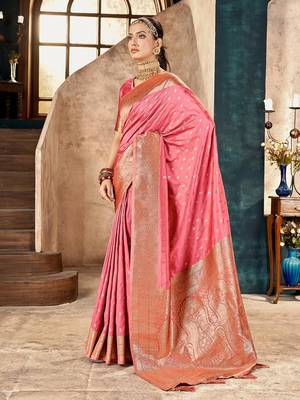 party wear and functional wear jacquard designer saree 3