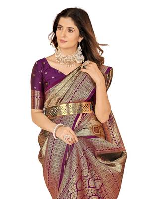 party wear and functional wear jacquard designer saree 2
