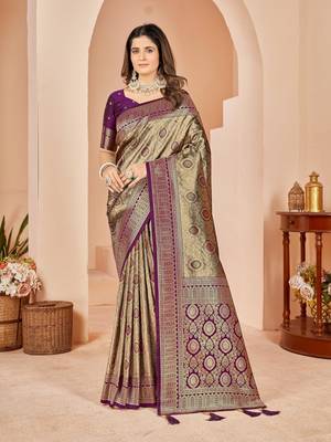 party wear and functional wear jacquard designer saree 3