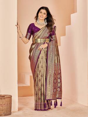 party wear and functional wear jacquard designer saree 1