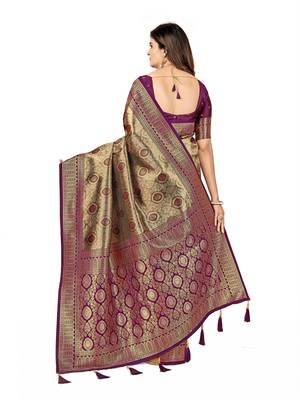 party wear and functional wear jacquard designer saree 5