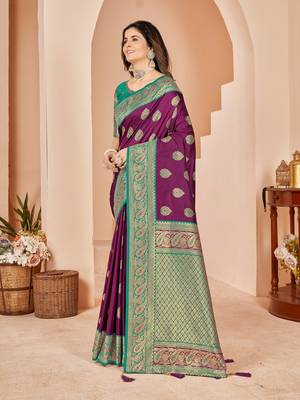 party wear and functional wear jacquard designer saree 3