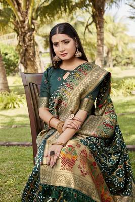 Gharchola Bandhej silk saree  2