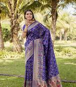 Gharchola Bandhej silk saree 