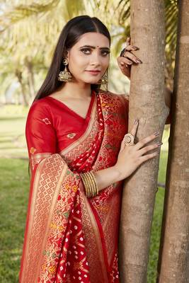 Gharchola Bandhej silk saree  4