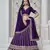 Embroidered Art Silk Trendy Lehenga Choli in Purple