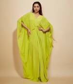 Neon green kaftan