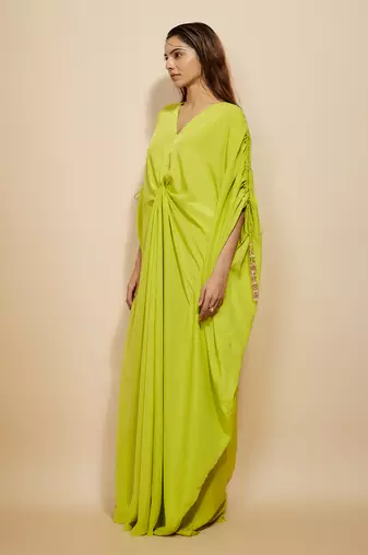 Neon green kaftan