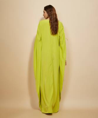 Neon green kaftan 5