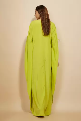 Neon green kaftan