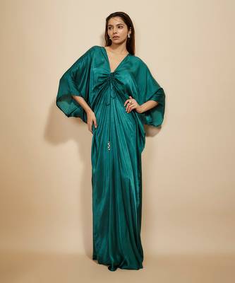 Dark green kaftan 1