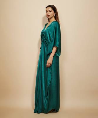 Dark green kaftan 2