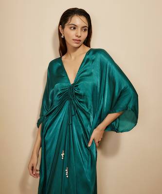 Dark green kaftan 3