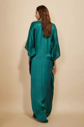 Dark green kaftan