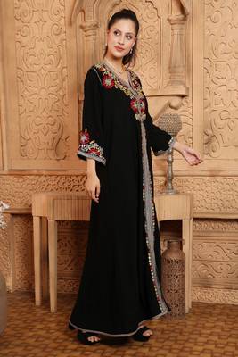 BIACK KAFTAN  NEW ABAYA DRESS FOR WEDDING 4