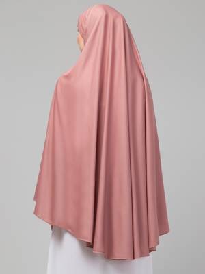 Nazneen Mauve pink Colour Ready to wear instant Prayer Hijab 2