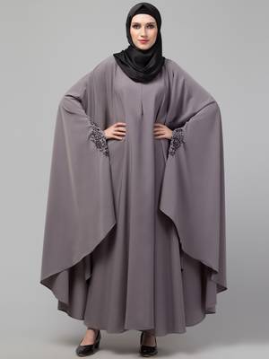 Nazneen Light purple Colour Embroidered Iran Kaftan 1