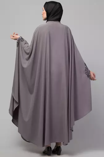Nazneen Light purple Colour Embroidered Iran Kaftan