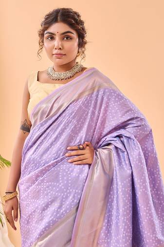 Heavy Bandhani Weaving Saree 