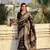 Graceful and ethnic black wevon kashmiri meenakari trendy partywear saree